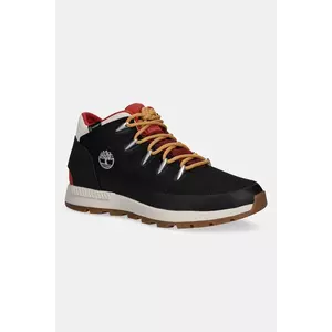 Timberland pantofi Sprint Trekker Mid Fab Waterproof culoarea negru, TB1A61QG0151 imagine