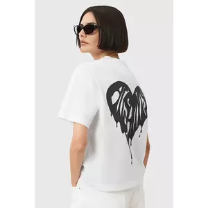 AllSaints bluză TRIP culoarea alb, cu imprimeu, W033JD imagine