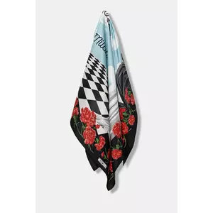 Moschino eșarfă de mătase culoarea roșu, cu imprimeu, M3292 3549 imagine