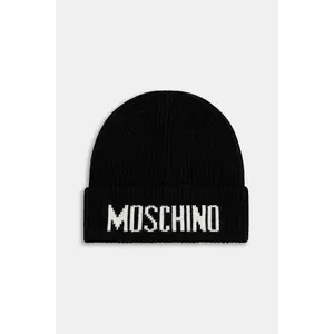Moschino căciulă de lână culoarea negru, M5875 60808 imagine