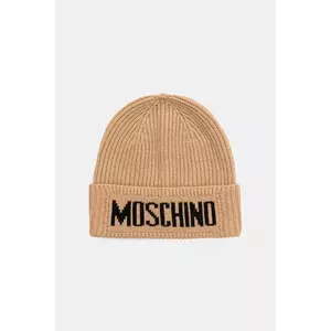 Moschino căciulă de lână culoarea maro, M5875 60808 imagine