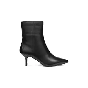 Geox cizme de piele D KLEOPY culoarea negru, cu toc cui, D56YBB 000TU C9999 imagine