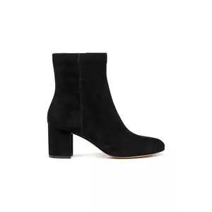 Geox cizme din piele întoarsă D VIRNILISA 65 culoarea negru, cu toc drept, D56YYE 000ZT C9999 imagine