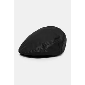 Barbour bască din bumbac culoarea negru, MHA0003 imagine