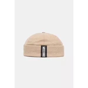Moschino căciulă de lână culoarea bej, M5864 60802 imagine