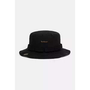 Barbour pălărie din bumbac Transport Fisherman culoarea negru, MHA0908 imagine