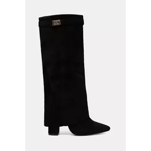 Answear.LAB cizme culoarea negru, cu toc drept imagine