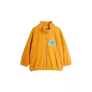 Mini Rodini hanorac polar pentru copii Mammoths culoarea bej, cu imprimeu, 25710131 imagine