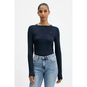 Tommy Jeans longsleeve culoarea bleumarin, DW0DW21568 imagine