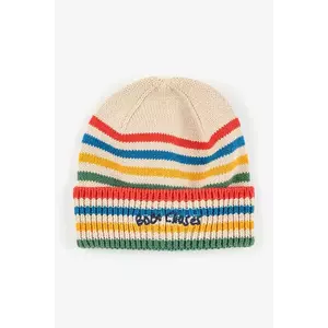 Bobo Choses căciulă de bumbac pentru copii Tic Tac Toe culoarea bej, 225AH011 imagine