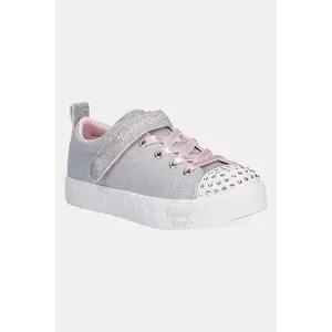 Skechers teniși copii HEART STEPS - SHIMMER SWEETIE culoarea gri, 314620L imagine