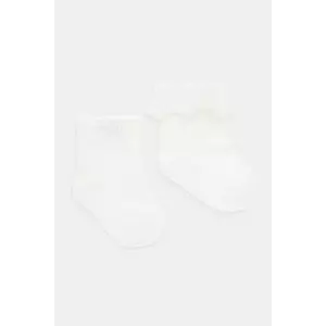 United Colors of Benetton șosete copii 2-pack culoarea bej, 6AO5A7004 imagine