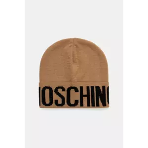 Moschino căciulă de lână culoarea maro, M3349 65457 imagine