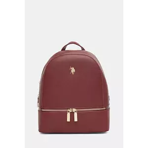 U.S. Polo Assn. rucsac Jones culoarea bordo, mic, BEUJE8653WVP imagine