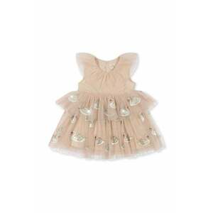 Konges Sløjd rochie fete culoarea roz, mini, evazată imagine