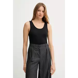 United Colors of Benetton top culoarea bej, 3OVL1H00C imagine