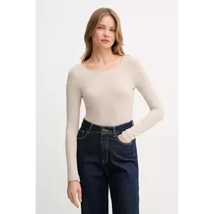 United Colors of Benetton body culoarea bej, 3ZQM3B003 imagine