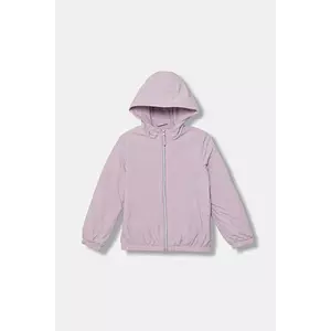 United Colors of Benetton geacă copii culoarea violet, 2IGGCN06E imagine
