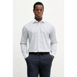 Eton cămașă din bumbac culoarea alb, cu guler italian, slim, 100013950 imagine