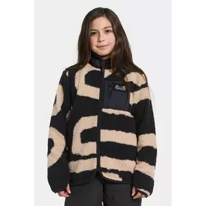 Didriksons bluză EXA PR KIDS FZ 2 culoarea negru, uni, 505859 imagine