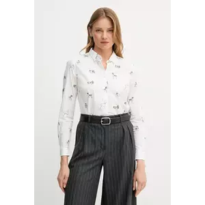 Barbour cămașă BRAMBLES culoarea alb, cu guler clasic, slim, LSH1644 imagine