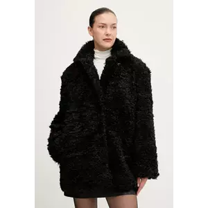 Gestuz palton culoarea negru, 10910687 imagine