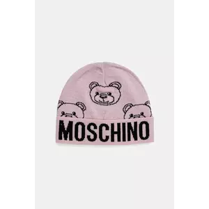 Moschino căciulă de lână culoarea roz, M3321 65443 imagine