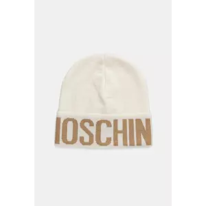 Moschino căciulă de lână culoarea bej, M3349 65457 imagine