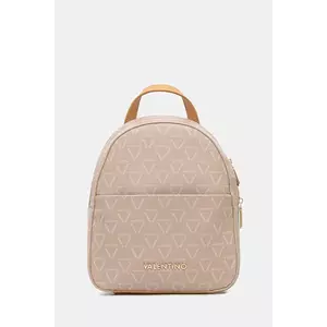 Valentino Bags rucsac culoarea bej, mic, cu imprimeu, VBS8GT20 imagine