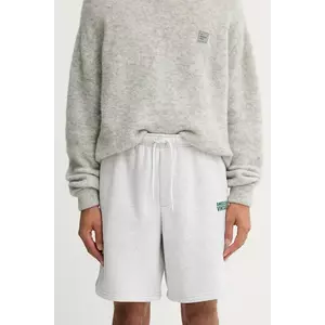 American Vintage pantaloni scurti culoarea gri, melanj, MBAP09A imagine