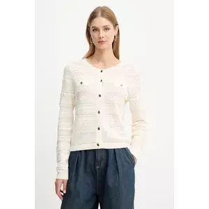 Morgan cardigan culoarea bej, light, MNAHIA imagine