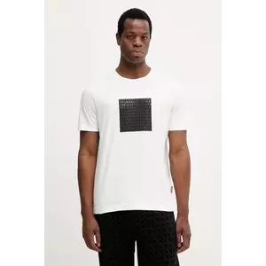 Joop! tricou din bumbac culoarea alb, cu imprimeu, 30047863 imagine