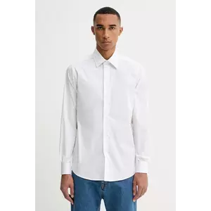 United Colors of Benetton cămașă culoarea alb, cu guler clasic, regular, 551MUQ049 imagine