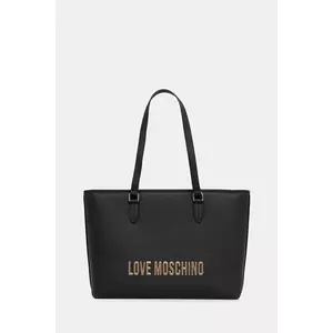 Love Moschino poșetă culoarea negru, JC4190PP0NKD0000 imagine