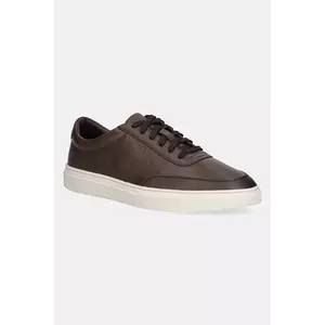 BOSS sneakers din piele 50553142 culoarea maro, Kieran imagine