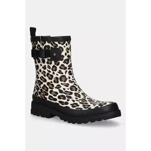 Verbenas cizme LINA MATE COMBI ANIMAL culoarea bej, 9302190945 imagine