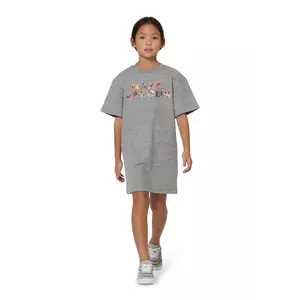 Marc Jacobs rochie din bumbac pentru copii culoarea gri, mini, drept, W60607 imagine