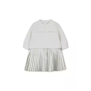 Michael Kors rochie fete culoarea alb, mini, evazați, R30509 imagine