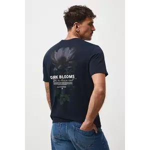 Medicine tricou din bumbac culoarea albastru marin, cu imprimeu imagine