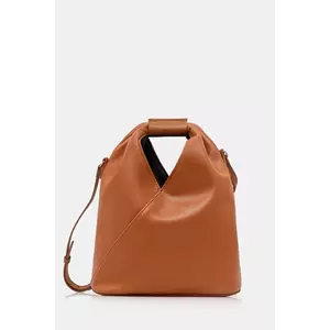 MM6 Maison Margiela poșetă culoarea maro, SB6WD0026.P4313.T2222 imagine