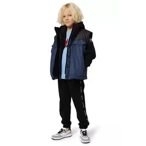 Marc Jacobs pantaloni de trening din bumbac pentru copii culoarea negru, cu imprimeu, W60656 imagine