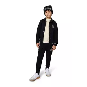 BOSS pantaloni de trening pentru copii culoarea negru, cu imprimeu, J52291 imagine