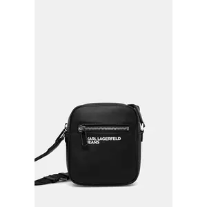 Karl Lagerfeld Jeans borsetă culoarea negru, A4M30316 imagine