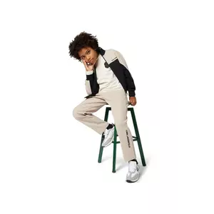 Karl Lagerfeld pantaloni de trening pentru copii culoarea bej, cu imprimeu, Z30633 imagine