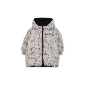 Karl Lagerfeld geacă reversibilă pentru bebeluși culoarea bej, Z30663 imagine