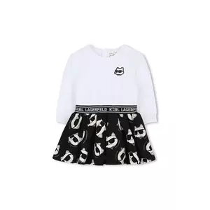Karl Lagerfeld rochie fete culoarea negru, mini, evazați, Z30659 imagine