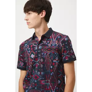 Medicine tricou polo culoarea bleumarin, cu imprimeu imagine