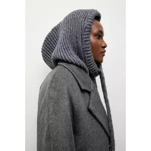 Answear.LAB cagulă de lână culoarea gri imagine