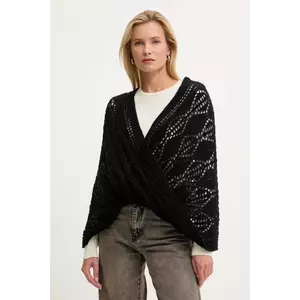 Answear.LAB coș de fum din lână culoarea negru, neted imagine