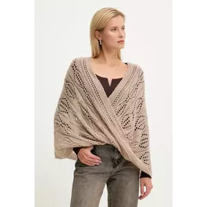 Answear.LAB coș de fum din lână culoarea bej, neted imagine